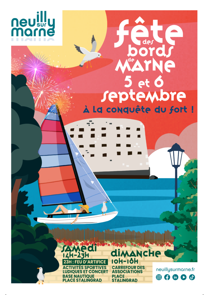 Venez nous retrouver le dimanche 6 septembre, place Stalingrad à l'occasion de la Fête des bords de Marne